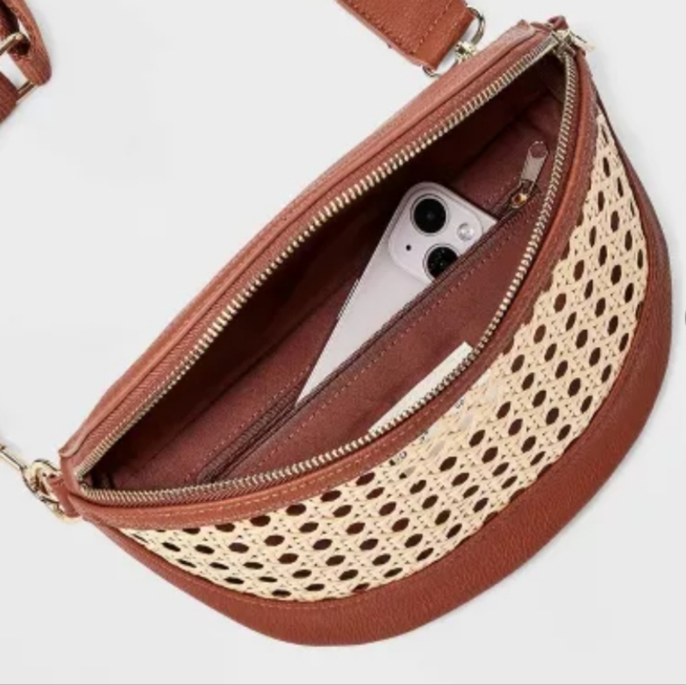 Wicker Fanny Bum Bag - Picture 8 of 8